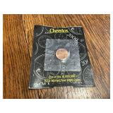 First Minted Year 2000  Cheerios penny