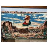 John Wayne western tapestry