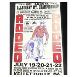 22nd Annual Allegheny Mt Championship Rodeo poster