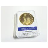 Liberty 24k Gold Layered Tribute coin