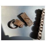 Keychain, Bracelet, and money clip