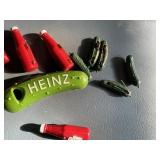 Heinz Pickles and Ketchup pins