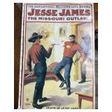 The Death of Jesse James tin sign