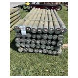 (45) 4x8 fence posts