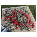 Pallet of 5/16 chains and binders