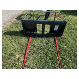 Dual prong Landhoner bale spear