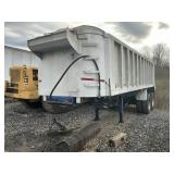 26ft Aluminum dump Semi-trailer trandem axle