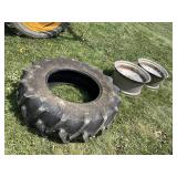 Firestone tire w/2 rims