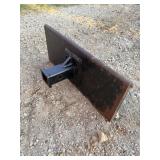 Quick attach for mini skid steer 2" trailer