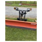 Front mount snow plow