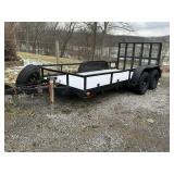 Tandem axle utility trailer WITH TITLE