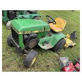 John Deere 210 lawn tractor w/deck and snow plow