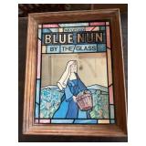 Blue Nun mirrored bar sign