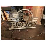 12 Horse Ale neon sign, unit tries to light up