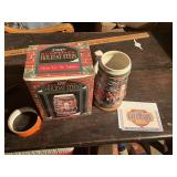 1997 Budweiser holiday stein