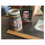 Budweiser 1997 home for the holidays stein