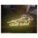 Coors Light Silver Bullet light up sign