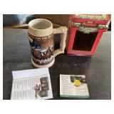 Budweiser 2003 old towne holiday stein.