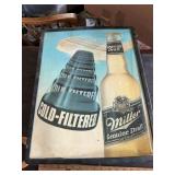 Miller Draft beer light up sign untested