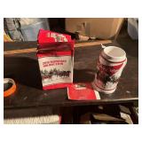 2016 Budweiser holiday stein, this box has water