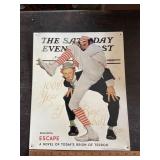 Norman Rockwell Saturday Evening Post metal sign