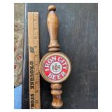 Iron City beer tap handle
