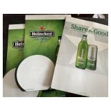 Heineken beer paper displays