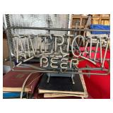 American beer neon sign