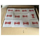 (12) Budweiser 2020 holiday steins