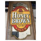 Original Honey Brown mirrored bar sign