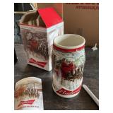 Budweiser 2017 holiday retreat stein