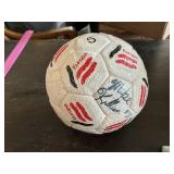 Europa soccer ball signed by someone