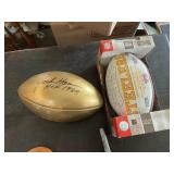 (2) official NFL footballs signed by someone