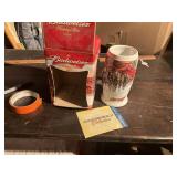2006 Budweiser holiday stein, this box has slight