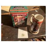 1994 Budweiser holiday stein