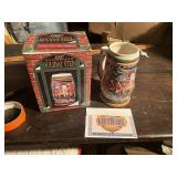 1997 Budweiser holiday stein