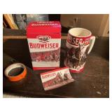 2018 Budweiser holiday stein