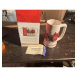 2012 Budweiser holiday stein