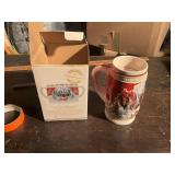 2015 Budweiser holiday stein