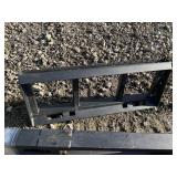 Forklift attachment rack
