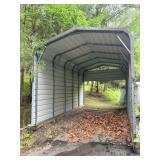 Metal Carport 20FT deep 12FT wide 12FT high