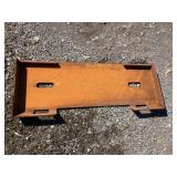 Quick attach make up plate