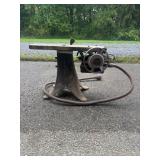 Maytag motor on stand with exhaust runs and