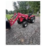 Mahindra tractor and brush hog. 2012 Mahindra