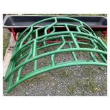 Round bail feeder