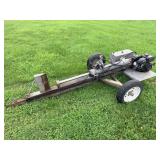 Homemade Log Splitter 30 Ton Runs & operates