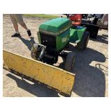 John Deere 314 w/snow plow