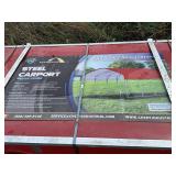 12ftx20ft steel carport