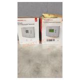 Honeywell Thermostats, Set of 2