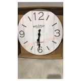 11" Wooden Clock